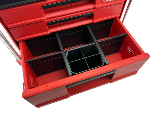 Milwaukee PACKOUT 2-Drawer & 3-Drawer Multi-Depth Bin