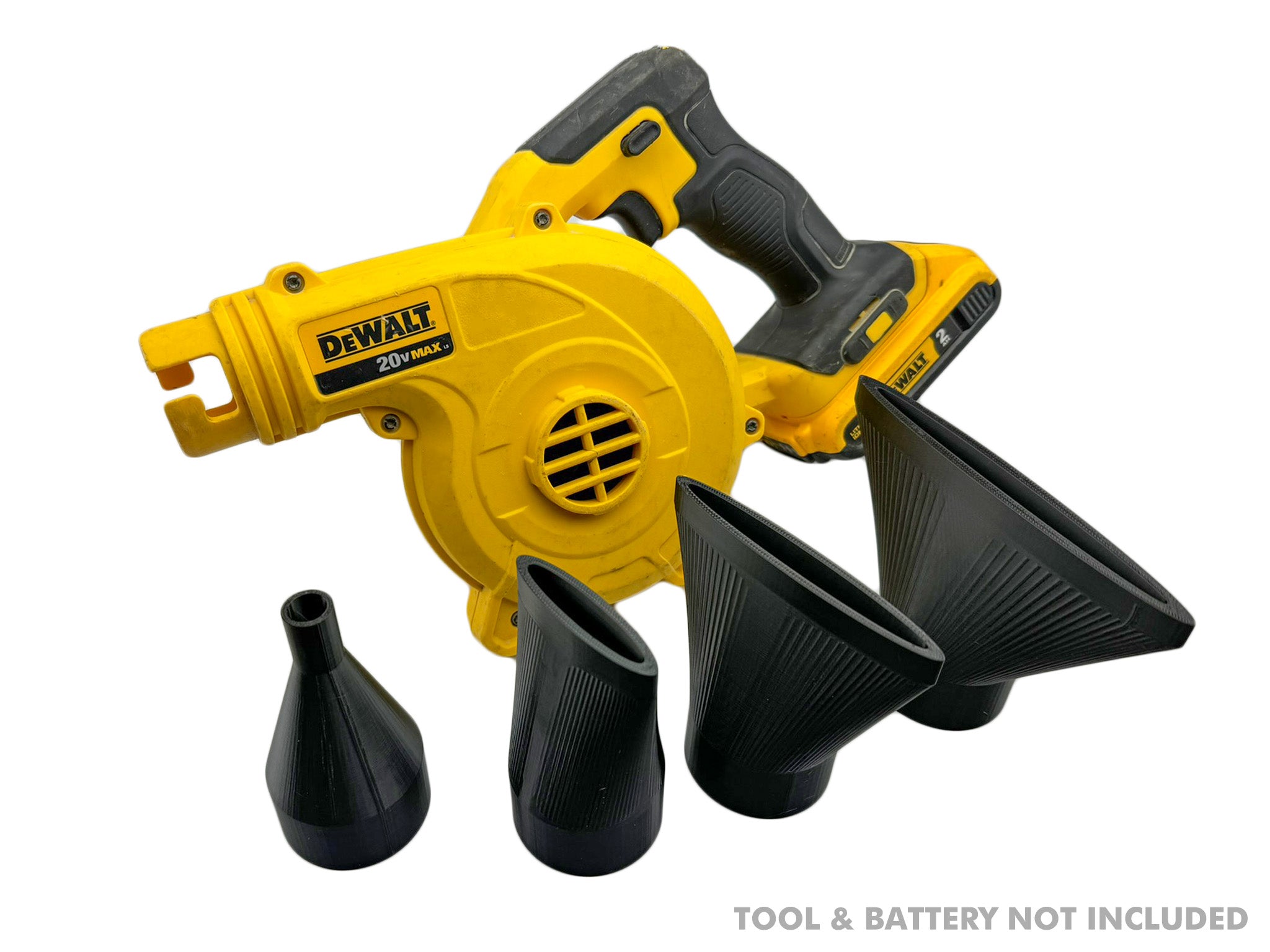 DEWALT Compact Blower Flat Precision Nozzle 4pk Set